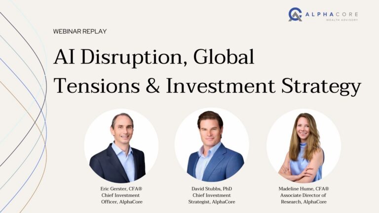 Webinar Replay: AI Disruption, Global Tensions & Investment Strategy